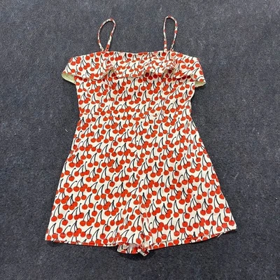 Mono sin mangas para mujer COREY LYNN CALTER talla XS rojo cereza Foto 1 de 4