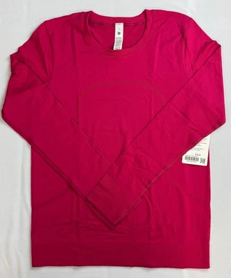 lululemon Swiftly Relaxed Long-Sleeve Shirt Hip Length. Passionate. NWT - Image 1 of 4