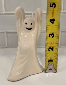 RARE Vintage 1970s Dancing Ghost Figural Halloween Ceramic Figure 4.75" Tall - Imagen 1 de 9