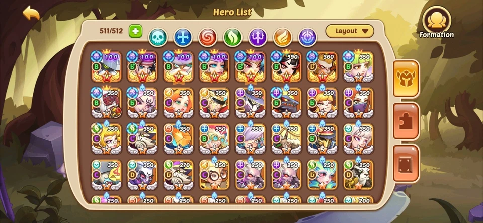 Idle Heros Account lvl 396 VIP 8 - Image 1 of 1