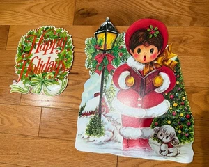 Weihnachtslieder Holiday & Happy Holidays Stanzformen Karton Vintage - Bild 1 von 8