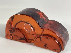 VTG V Nason Volkswagen Beetle Bug VW Murano Italy Glass Automobile 1980-90 - Picture 1 of 9