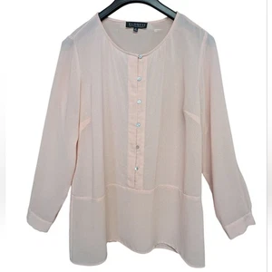 Eloquii transparente rosa Bluse Größe 14 - Bild 1 von 9