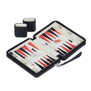 Backgammon Brettspiel Reise-Backgammon Reisespiel Backgammon-Tasche Tavla Spiel - Bild 1 von 14