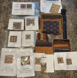 PA Country Line Fall 2010 Shop Hop Quilt Blocks/kit & Finishing Kit Moda Fabrics - Picture 1 of 11