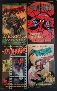 Lot Of 4 Spiderman Novels - Foto 1 di 6