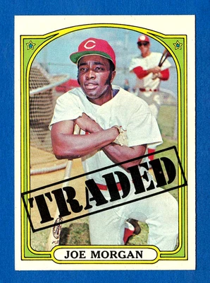 Tarjeta Topps #752 1972 Joe Morgan Cincinnati Reds intercambiada de alto número -- sin precio base como nueva Foto 1 de 2