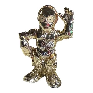 C-3PO STAR WARS 2” ACTION FIGURE HOLLOW LIGHT PLASTIC -LUCAS-FILMS/2004 TOY - Picture 1 of 5