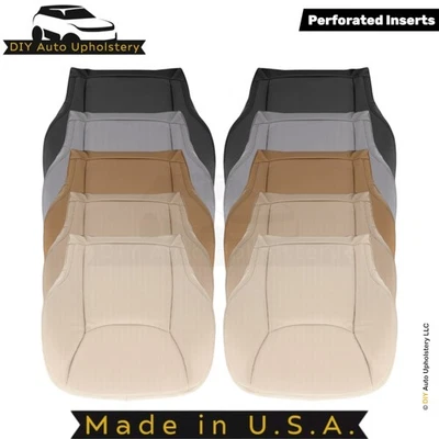 1999-2006 se adapta a Mercedes-Benz Clase S cuero sintético perfecto Fundas de asiento delanteras inferiores Foto 1 de 4