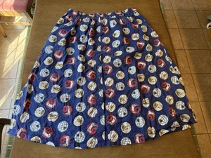 Vintage Bugle Boy Classics 100 % Baumwolle Rock mehrfarbig Reiserock Plus 3X - Bild 1 von 9