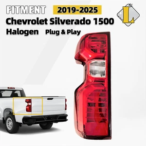 For 2019-2025 Chevrolet Silverado 1500 Halogen Taillight Left Driver Side - Picture 1 of 7