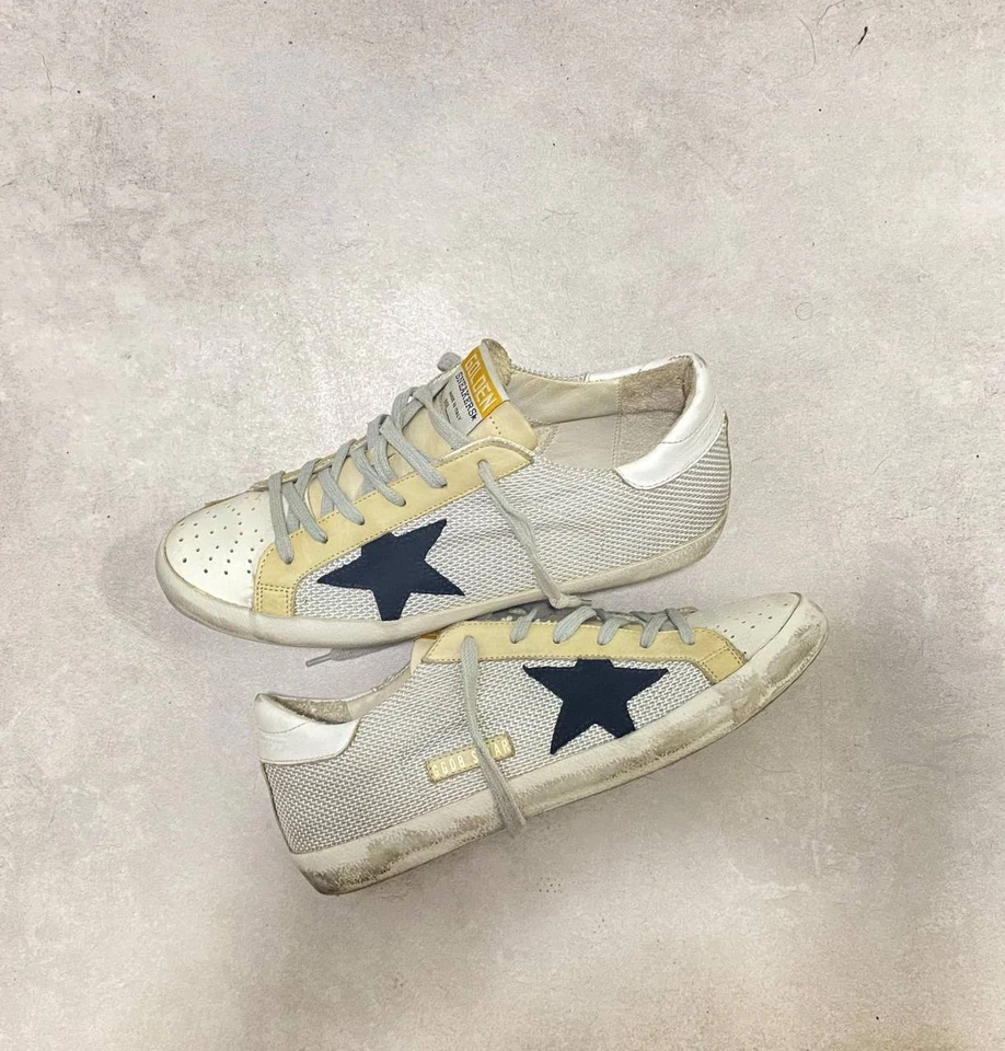 Size 8,5- Golden Goose Superstar Grey Cord Gum - Image 1 of 4