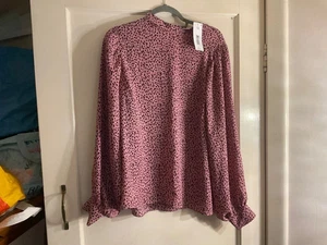 Papaya ladies pink fleck blouse size 16 new tags - Picture 1 of 1