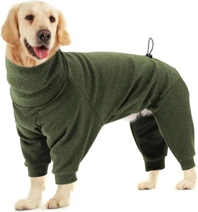 Dotoner Pullover Hundepullover mit Leinenloch - hoher Kragen kaltes Wetter Weste Lg - Bild 1 von 7