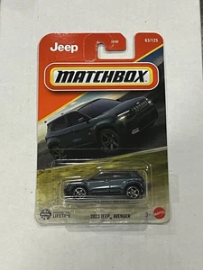 2025 Matchbox 63/125 2023 JEEP AVENGER Blue Diecast Toy Car New - Picture 1 of 6