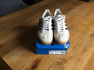 Sneaker Adidas Handball Spezial Aluminium/Black/White Gr. 39 1/3 - Bild 1 von 6