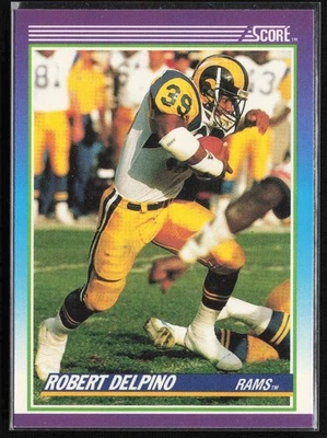 1990 Score Robert Delpino Los Angeles Rams #184 - Image 1 of 2