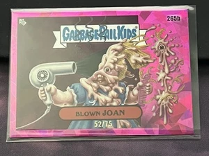 2024 Garbage Pail Kids Sapphire Fuchsia Refractor /75 Blown Joan 265b - Picture 1 of 2