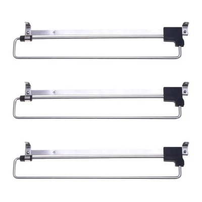 Las mejores brocas para riel de ropa retráctil de 3 piezas para acero inoxidable... Foto 1 de 4