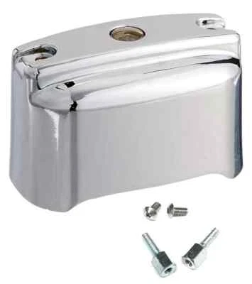 Cubierta del cilindro maestro trasero cromado Kuryakyn 9128 00+ Harley Softail/99-07 Touring Foto 1 de 4