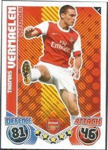 Topps Match Attax 2010-11 - #004 - Arsenal - Thomas Vermaelen - Bild 1 von 1