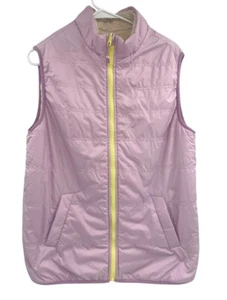 Athleta Girl So Toasty Reversible Sherpa Vest Light Purple Size XXL 16 - Picture 1 of 21