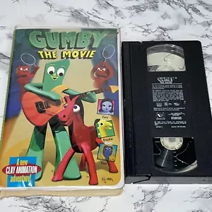GUMBY THE MOVIE Clay Animation 1995 VHS Clamshell case Clay Animation Adventure - Picture 1 of 12