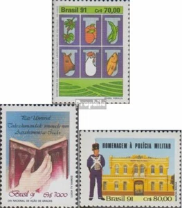 Brazil 2442,2446,2449 mint/MNH 1991 Agriculture, Erntedank, Police - Picture 1 of 1