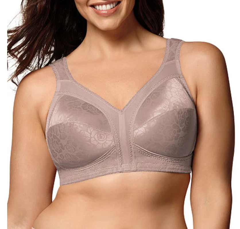 Playtex Women 18 Hour Original Comfort Strap Wirefree Bra Toffe Size 44DD - Image 1 of 1