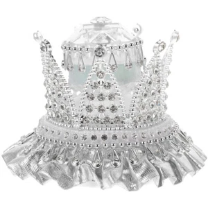 Astuccio per fedi nuziali, elegante forma di corona, scatola regalo per anelli, gioielli per anelli, - Foto 1 di 12