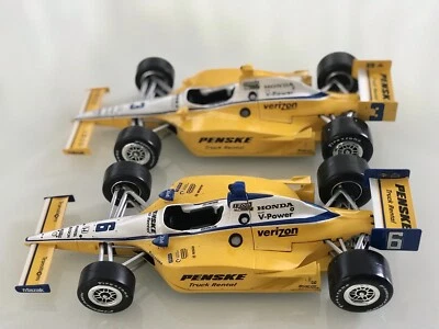 Juego de 1:18 Castroneves #3 Briscoe #6 2011 camión Penske arrendamiento Dallara Greenlight Foto 1 de 4