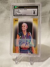 2017 Topps WWE Women's Division Gold Bayley Auto Card #04/10 NXT, WWE CSG 8 / 10