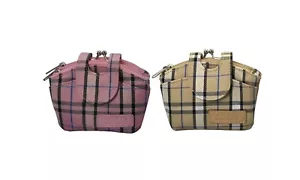 Portafoglio donna ragazza designer Lorenz tela qualità mano pochette portamonete - Foto 1 di 10