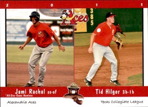 2011 Alexandria Aces Grandstand #8 Jami Rachal Tid Hilger Baseball Card