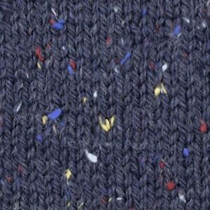 West Yorkshire Spinners ColourLab Aran Tweed 1181 Cosmic Navy Tweed  Knitting an