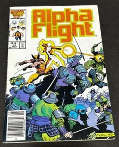 Marvel Comics 1986 Alpha Flight Issue 34, variante de precio canadiense, F+ - Imagen 1 de 3