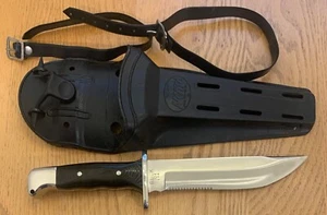 RARE VINTAGE BUCK NEMO 124 KNIFE W/ ORIGINAL SHEATH USED     BRT3 - Picture 1 of 7