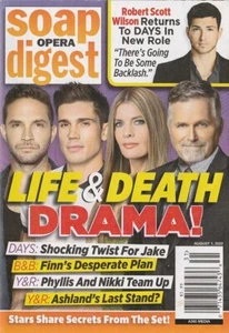 Soap Opera Digest Aug 1, 2022 ROBERT NEWMAN-MICHELLE STAFFORD-BROOK KERR-CHAVEZ - Picture 1 of 1