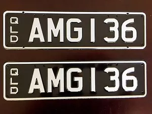 AMG 136 private car number plate QLD - Picture 1 of 2