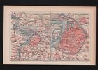 Landkarte city map 1903: Antwerpen. Umgebung von Antwerpen.