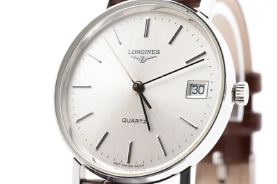 New Battery [N MINT] LONGINES Grand Classic L4.720.4 Date Quartz Men's Watch - Image 1 of 4