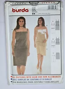 Burda 8508 Pinafore/Robe Dress- UNCUT Size 6 to 16 - Paper Sewing Pattern - Bild 1 von 2