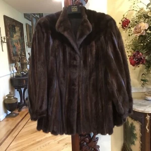 Mink Coat / Jacket SZ Xl - Picture 1 of 10
