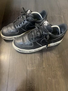 Size 10.5 - Nike Air Force 1 '07 LV8 Black Marble - Picture 1 of 3