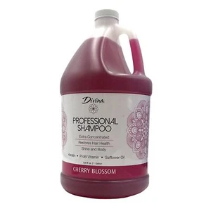 Divina Cherry Shampoo Restore Keratin Vitamin Safflower Oil Gallon - Picture 1 of 1