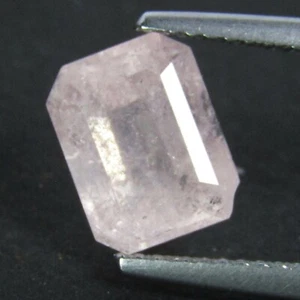 2.55cts Natural Soft Pink Morganite 9x7mm Emerald Cut Gemstone from Brazil-VDO - Picture 1 of 2