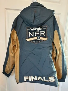 2024 Las Vegas National Finals Rodeo NFR Hooded Jacket ~ Gray Tan XL ~ NWT - Picture 1 of 5