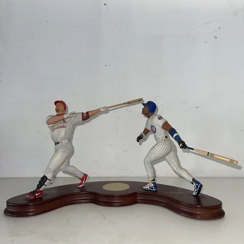 1998 Mark McGwire Sammy Sosa Home Run Kings Danbury Mint Baseball Figurine Cover
