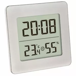 TFA Dostmann Digital Thermo-Hygrometer Indoor Temperature Humidity Clock - Picture 1 of 1