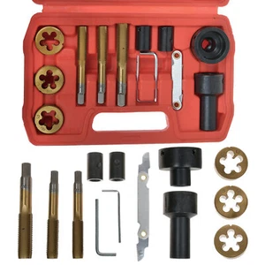 Tap And Die Set For Wheel Nuts Bolts and Studs M12X 1.25mm M12X 1.5mm M14X 1.5mm - Picture 1 of 13
